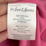 For Love & Lemons ‎ Womens Dress Size L Pink Long Sleeve Mini Cut Out Blazer Photo 5