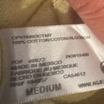 AG Adriano Goldschmied Button Up Sweatshirt Pullover Top Casual Yellow M Photo 6