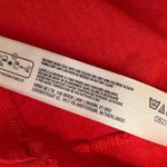 Free People FP Movement 100% Cotton Red Oversized Tackle Tee Shirt Size Small Photo 6