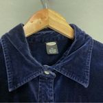 Old Navy Vintage Velvet Shirt Women Long Sleeves XL Button-Up Cotton Classic Photo 9