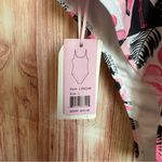 Emme Jordan Pink Flamingo Print Low Back One Piece Swimsuit Size L Photo 7