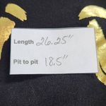 Disney Aladdin Broadway Black Short Sleeve T-Shirt with Metallic Gold Size Small Photo 6