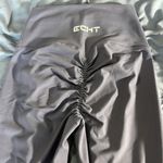 ECHT  Gray/Blue Force Scrunch Booty Leggings Size XS High Rise EUC #1840 Photo 3