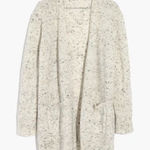 Madewell  Oatmeal Donegal Kent Cardigan Sweater Wool Blend Flecked Knit S Photo 0