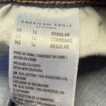American Eagle  Super High-Rise Jegging The Dream Jean Stretch Womens 14 Raw Hem Photo 9
