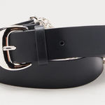 FashioNova Elegant Black Leather Belt Photo 0