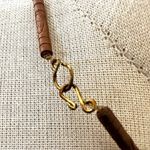 Peruvian wood beaded pendant necklace Brown Photo 3