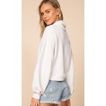 AGOLDE White Cotton Balloon Sleeve Turtleneck Sweatshirt Small Photo 3