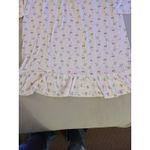 Ava & Bella womens XL Sleep shirt floral cream cotton blend Photo 2