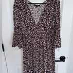 Max edition  Geometric Print V-Neck Dress size L Photo 0