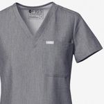 FIGS NWT Relaxed Catarina One-Pocket Scrub Top Charcoal Gray Size XL Photo 0