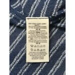 Free People  Blue Embroidered Faux Wrap Frida Tank Top Striped Boho Fairy X Small Photo 8