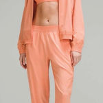 Lululemon NWT  Tear-Away Mid Rise Track Pant Coral Kiss 8 Photo 0
