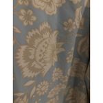 Denim Company Floral Print Button Up Shirt Women's Blue White Casual Top Size L Photo 4