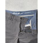 Eddie Bauer Shorts 12 Grey Chino Flat Front Casual Outdoors Photo 6