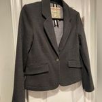 Cartonnier Anthropologie Gray Cotton Blend Everyday Blazer Button Front Size 2 Photo 4