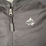 Loco Skailz Womens Medium Medium Long Sleeve Quick Dry 1/2 Zip Graphic Swim Top Black Photo 2