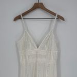 Lulus Stunning Vow White Beaded Sequin Maxi Dress Size L Size L Photo 3