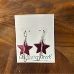 Coldwater Creek NWT 'Shooting Star' Marked Sterling Silver Hook Earrings Photo 3