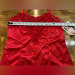 ASHLEY TAYLOR Vintage 80s 90s Red Lingerie Set Two Piece Size Medium 6 USA‎ Made Photo 14
