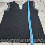Vintage Agnes B. Paris Black Deep V Photo 3