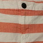 Merona  striped pink white  100% cotton sz 12 shorts Photo 1