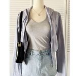 Weekday  Lilac Purple Hooded Zip Up Jacket (NWT) Photo 0