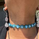 Aquamarine and Opalite jewelry set Photo 4