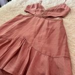 INDIKAH Rose Mauve Cutout Mini Dress – Size M Photo 5