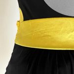 Trixxi Vintage Y2K  Black & Yellow Polka Dot Dress - Size S Photo 5