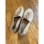Toms Kelli Flats Women Leather Shoes sz 9.5 Slip on Minimalist fashion tan Photo 10