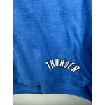 Adidas  OKC Thunder Basketball V-Neck Hooded Long-Sleeved Shirt Size Medium NBA Photo 2