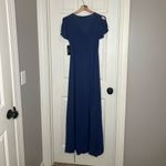 Lulus NWT  Heart of Marigold Navy Blue Wrap Maxi Dress | Size: XS Photo 4