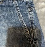 American Eagle  Blue Jean Shorts Vintage AE Supply Co Womens Size 2 Pockets Logo Photo 5