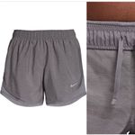 Nike Dry Fit Tempo Running Shorts in Gunsmoke/ Wolf Grey Photo 2