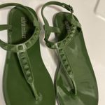 Olivia Miller  Army green plastic studded toe sandal Photo 2