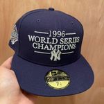 New Era Cap Myfitteds New York Yankees 1996 world champions 1996 World Series patch size 7 1/4 brand new in store exclusive Photo 0