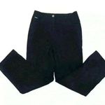 St. John Vintage SPORT by Marie Gray Black Faux Suede Straight Pants Poly Blend 6 Photo 0