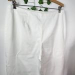 Victor Costa Occasion White with Red Flower Design Jacket and Pant Suit Size M Photo 9