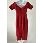 Cinq à Sept 5 a7 Cinq A Sept Crimson Red Birch Dress, Sz 4 - Sexy Chic Bodycon (b1) Photo 1