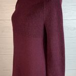J.Jill Mock neck maroon ribbed womens sweater size XS Photo 1