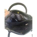 Melie Bianco Anthropologie  Lyndsey Vegan Leather Woven Crossbody Purse Black NWT Photo 4