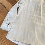 Horst Basler Baby Blue Suede Button Shirt Top Size Large Photo 6