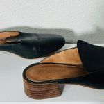 Madewell The Willa Loafer Mule Slip On True Black Short Stacked Heel Size 7.5 Photo 9