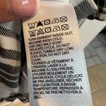 Lucky Brand | Black & White Toni Belted Plaid Button Down Shirt Dress Size M Photo 6