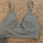 Aerie Striped Black and White Triangle Top Size XS Photo 2