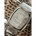 Peck & Peck Women's  Silver Tone  Cuff / Bangle Quartz Watch Working Photo 6