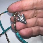 B.b. Lila Artisan Druzy and Charm Long Necklace Gold Photo 7