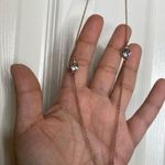 Kate Spade NWT Lady Marmalade Scatter Necklace in Rose Gold Glass Photo 9