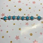 Jacqueline Kennedy Camrose and Kross JBK Faux turquoise link bracelet vintage Blue Photo 3